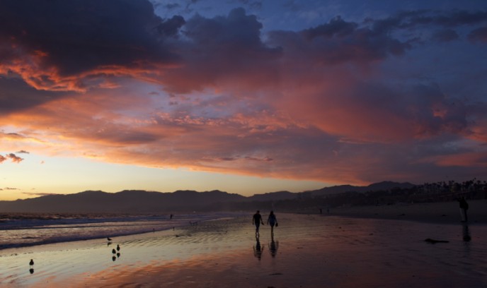 20110930-After-Sunset-Santa-Monica-Beach