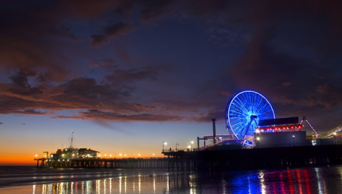 20110930-Santa-Monica-Beach-Sunset-Ferris-Wheel
